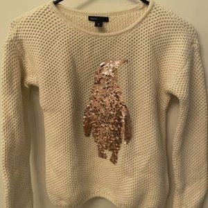 Penguin Sequin Sweater